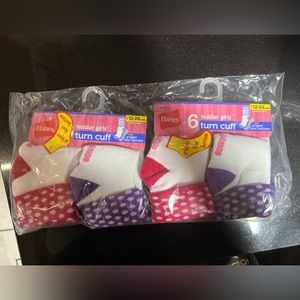 12 Pairs toddler girl socks